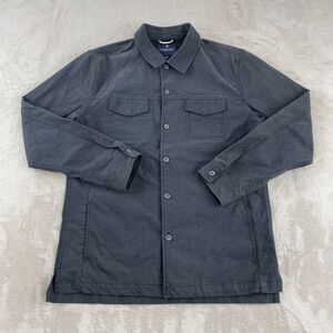 Roark Revival Jacket Mens Large Grey Canvas Jac Shirt‎ Unlined Hand Warmers